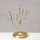 Подставка для украшений «Дерево» h=29, d=13, цвет золото - Фото 3