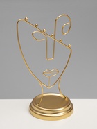 Подставка для украшений «Пол-лица», металл под золото, h=26, d=13 - Фото 4