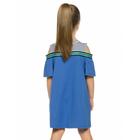 Платье для девочек, рост 92 см, цвет синий - Фото 4