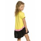 Платье для девочек, рост 86 см, цвет жёлтый - Фото 3