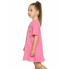Платье для девочек, рост 92 см, цвет розовый - Фото 2