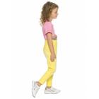 Брюки для девочек, рост 92 см, цвет жёлтый - Фото 2