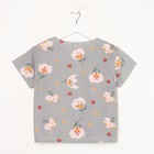 Футболка женская укор. KAFTAN "Цветы" р. 48-50 - Фото 11