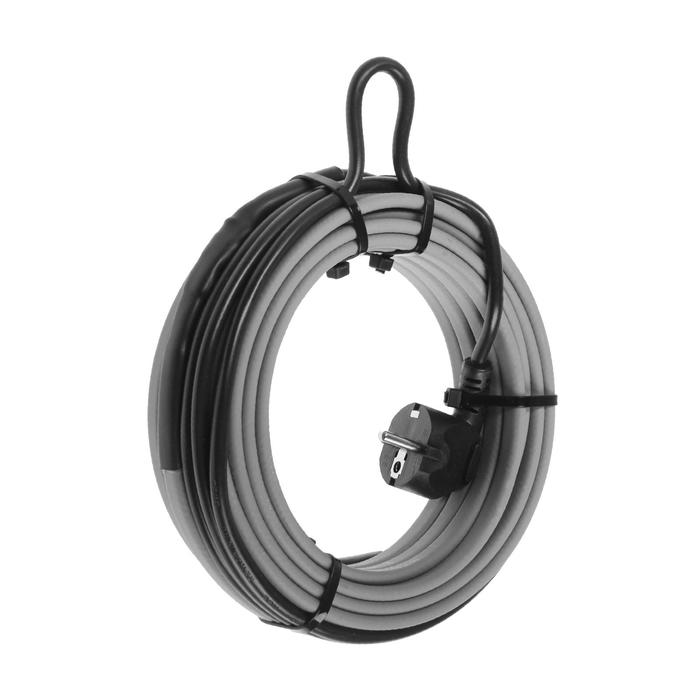 Саморегулирующийся греющий кабель SRL 16-2CR, 16 Вт/м, комплект, на трубу 8 м - Фото 1