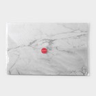 Салфетка сервировочная на стол Доляна «Мрамор», 43×28 см, серая - Фото 6