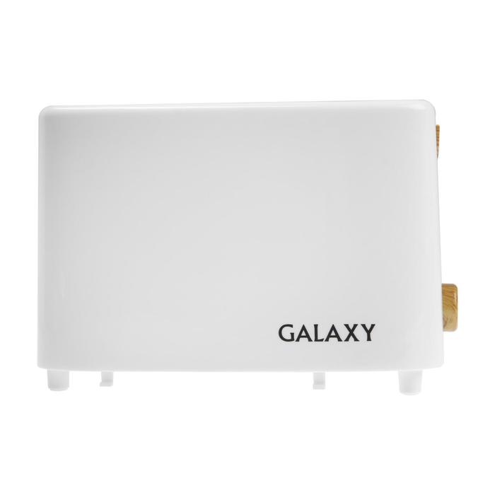 Тостер Galaxy GL 2909, 800 Вт, 6 режимов прожарки, 2 тоста, белый - фото 51334262