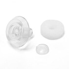 Термошайба СТРОЙБАТ, кровельная, для поликарбоната, с колпачком, М38×5 мм, прозрачный, 25 шт. - Фото 3