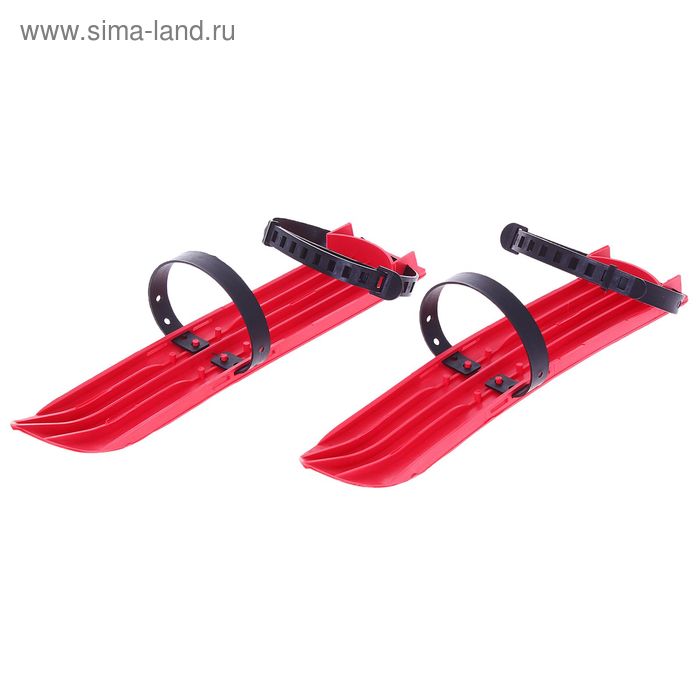 Мини-лыжи большие, 2 ремня, цвета МИКС - Фото 1