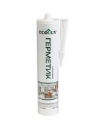 Герметик ECOLUX, силиконизированный, белый, 290 мл - Фото 4