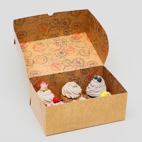Коробка складная, двухсторонняя " Post office " 25 х 15 х 10 см (комплект 5 шт)