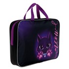 Папка для труда, А4, текстильная, 35×27×7 см «Котик» - Фото 2