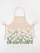 Фартук кухонный «Этель. Белые тюльпаны», 60×70 см, 100% хлопок, саржа 190 г/м² - Фото 3