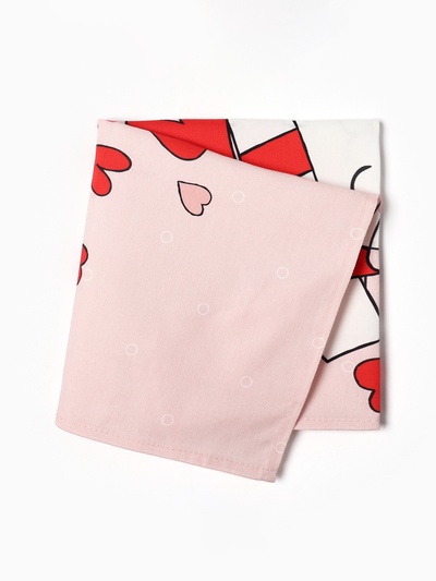 Полотенце «Этель» Cat's love, 40×73 см, 100% хлопок, саржа 190 г/м²