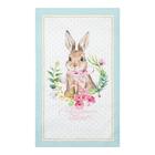 Полотенце "Этель" Пасхальный кролик 40х73 см, 100% хл, саржа 190 гр/м2 - фото 24738992