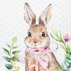 Полотенце "Этель" Пасхальный кролик 40х73 см, 100% хл, саржа 190 гр/м2 - фото 24738993