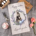 Полотенце Этель «Лавандовый сад» 40×73 см, 100% хлопок, саржа 190 г/м² - Фото 1