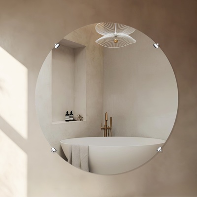 Зеркало интерьерное настенное, 4 подвески, 100×100 см