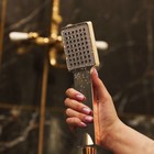 Лейка для душа ZEIN Z407, 1 режим, 85×85 мм, пластик, цвет хром - Фото 9