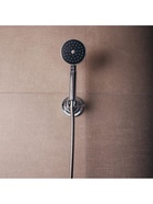 Лейка для душа ZEIN Z0114, пластик, цилиндрической формы, 1 режим, хром - Фото 5