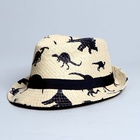 Панама детская соломенная для мальчика «Динозаврики», р-р 52-54 - Фото 3