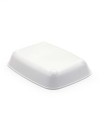 Лоток для кошек, 33.5×25×6 см, округлый, с сеткой, пластик, белый - Фото 15