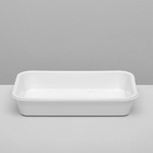 Туалет средний с сеткой 36×26×6.5 см, белый - Фото 3