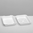 Туалет средний с сеткой 36×26×6.5 см, белый - Фото 5