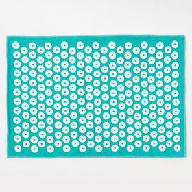 Аппликатор игольчатый «Большой коврик», 242 колючки, изумрудный, 41 х 60 см.