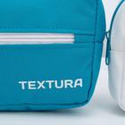 Сумка детская поясная TEXTURA, 2 отдела на молнии, наружный карман, длинный ремень, цвет голубой/белый - Фото 4