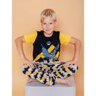 Футболка для мальчиков Batman, рост 110 см, цвет жёлтый - Фото 2