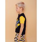 Футболка для мальчиков Batman, рост 110 см, цвет жёлтый - Фото 3