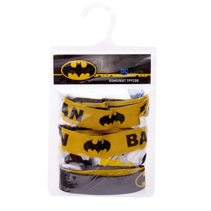 Комплект трусов для мальчиков Batman, рост 110-116 см, 3 шт в наборе - Фото 1