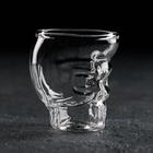 Стопка стеклянная с двойными стенками Magistro «Череп. Хэллоуин», 75 мл - Фото 2