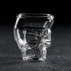 Стопка стеклянная с двойными стенками Magistro «Череп. Хэллоуин», 75 мл - Фото 3