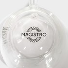 Кружка стеклянная с двойными стенками Magistro «Дуо. Espesso», 80 мл, 9×6×6,5 см - фото 4323460