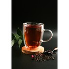 Кружка стеклянная с двойными стенками Magistro «Дуо», 300 мл, 13,5×9,5×11 см - Фото 7