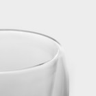 Набор стаканов с двойными стенками Magistro, 200 мл, 8.3×8.2 см, 2 шт., стекло, прозрачный - Фото 3