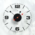 Часы настенные, интерьерные "Стиль 1", бесшумные, d-30 см, циферблат прозрачный - фото 6406672