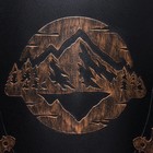 Набор для шашлыка "Горы", шампурница + 8 шампуров,  50 х 30 х 6 см - фото 24284058