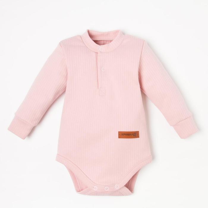 Боди с длинным рукавом Крошка Я, BASIC LINE, рост 80-86 см - Фото 1