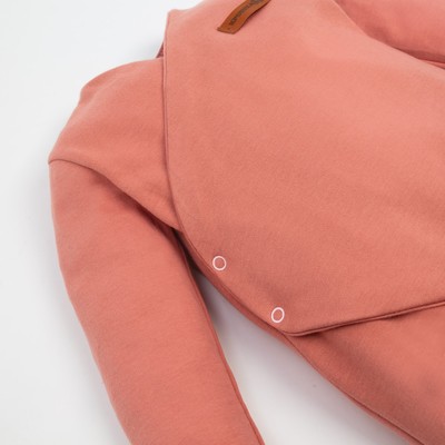 Комбинезон детский «Крошка Я» BASIC LINE, рост 86-92 см, розовый