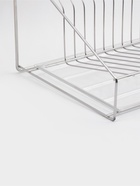 Сушилка для посуды с поддоном, 38.5×38.5×24 см, хром - Фото 4