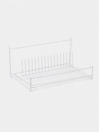 Сушилка для посуды с поддоном, 38×17.5×23.5 см, белая - Фото 2