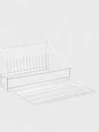 Сушилка для посуды с поддоном, 38×17.5×23.5 см, белая - Фото 6