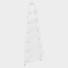 Подставка для крышек подвесная, 19.5×9×46 см, белая - Фото 2