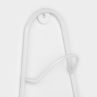 Подставка для крышек подвесная, 19.5×9×46 см, белая - Фото 3