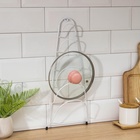 Подставка для крышек подвесная, 19.5×9×46 см, белая - Фото 8