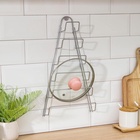 Подставка для крышек подвесная, 23×7×42 см, хром - фото 68053371