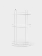 Полка для ванной угловая 3-ярусная, 23×23×58.5 см, белая - Фото 7