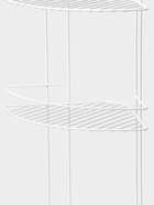 Полка для ванной угловая 3-ярусная, 23×23×58.5 см, белая - Фото 8